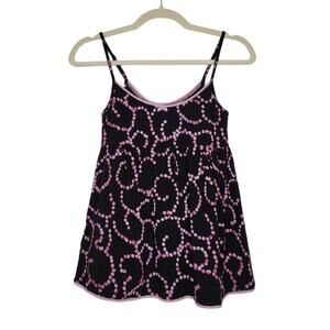 Vintage Victoria's Secret Angel Small Babydoll Cami Tank Top Lace Floral Flowers